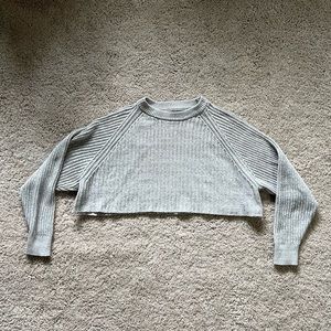 Aeropostale oversized cropped sweater top